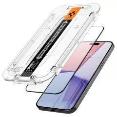 Apple iPhone 15 Pro Max skärmskydd  SPIGEN GLAS.TR ”EZ FIT” FC 2-PACK