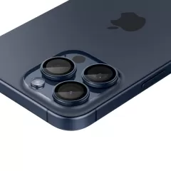 Apple iPhone 15 Pro Max aizsargstikls  SPIGEN OPTIK.TR ”EZ FIT” CAMERA PROTECTOR 2-PACK