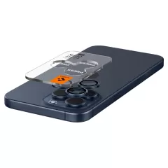 Apple iPhone 15 Pro Max aizsargstikls  SPIGEN OPTIK.TR ”EZ FIT” CAMERA PROTECTOR 2-PACK