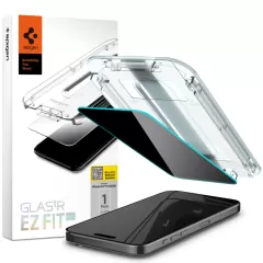 iPhone iPhone 15 Pro Max skärmskydd SPIGEN GLAS.TR ”EZ FIT” Apple iPhone 15 Pro Max PRIVACY