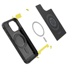 Apple iPhone 15 Pro Max case black SPIGEN RUGGED ARMOR MAG MAGSAFE