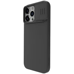 Apple iPhone 15 Pro Max case black NILLKIN CAMSHIELD SILKY SILICON