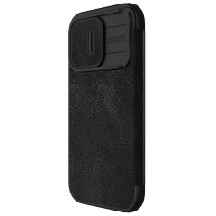Apple iPhone 15 Pro Max case black NILLKIN QIN PRO LEATHER