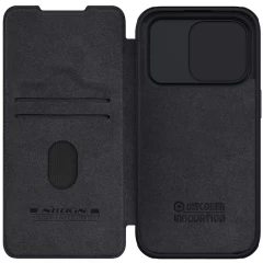 Apple iPhone 15 Pro Max case black NILLKIN QIN PRO LEATHER