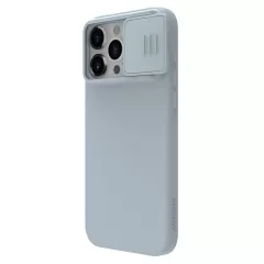 Apple iPhone 15 Pro Max case gray NILLKIN CAMSHIELD SILKY SILICONE