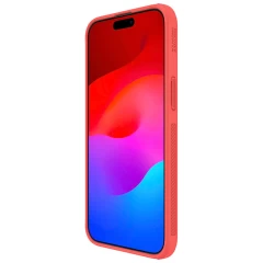 Apple iPhone 15 Pro Max case red NILLKIN SUPER FROSTED SHIELD PRO