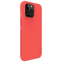 Apple iPhone 15 Pro Max case red NILLKIN SUPER FROSTED SHIELD PRO