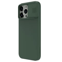 Apple iPhone 15 Pro Max case green NILLKIN CAMSHIELD SILKY SILICON