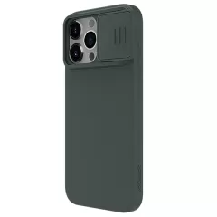 Apple iPhone 15 Pro Max case green NILLKIN CAMSHIELD SILKY MAGNETIC SILICON