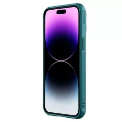 Apple iPhone 15 Pro Max skal grön NILLKIN CAMSHIELD PROP LEATHER