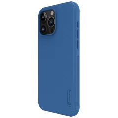 Apple iPhone 15 Pro Max case blue NILLKIN SUPER FROSTED SHIELD PRO