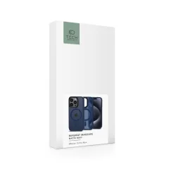 Apple iPhone 15 Pro Max case blue TECH-PROTECT MAGMAT MAGSAFE