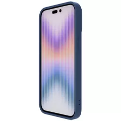 Apple iPhone 15 Pro Max case blue NILLKIN CAMSHIELD SILKY MAGNETIC SILICON