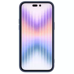 Apple iPhone 15 Pro Max case blue NILLKIN CAMSHIELD SILKY MAGNETIC SILICON