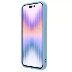 Apple iPhone 15 Pro Max case blue NILLKIN CAMSHIELD SILKY SILICONE