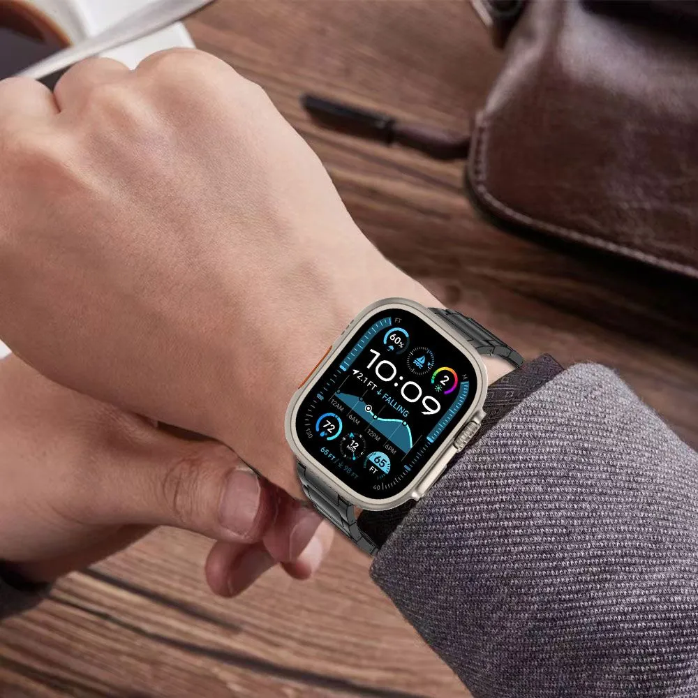 Apple Watch 9 siksniņa sudraba TECH-PROTECT STAINLESS CLASSIC (44/45/46/49 MM)
