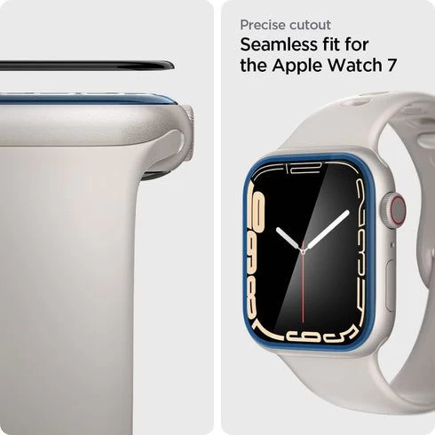 Apple Watch 9 защитное стекло  SPIGEN PROFLEX EZ-FIT (45mm) 2-pack