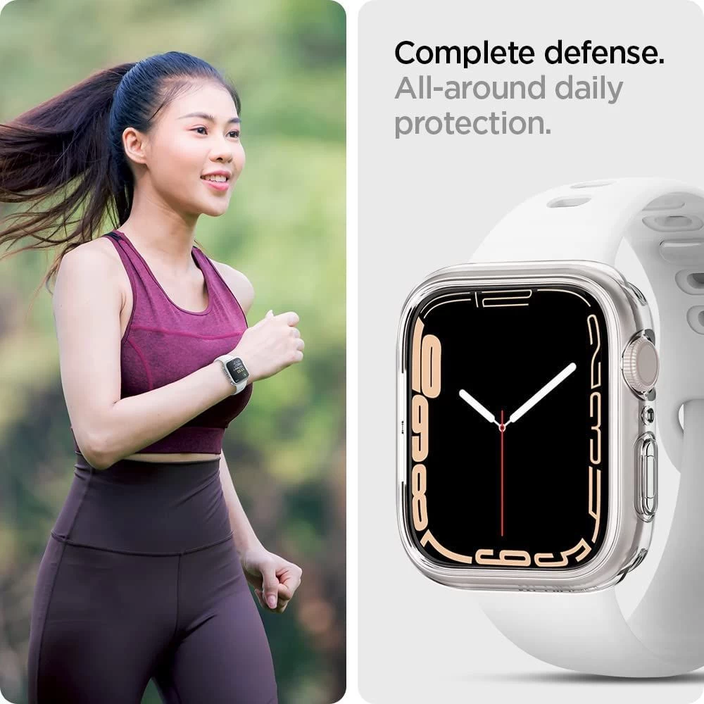 Apple Watch 9 phone case transparent SPIGEN LIQUID CRYSTAL (44/45mm)