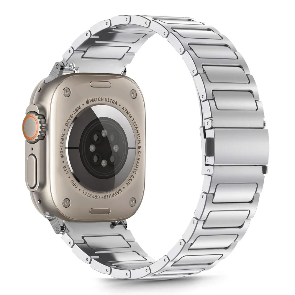 Apple Watch 9 siksniņa sudraba TECH-PROTECT STAINLESS CLASSIC (44/45/46/49 MM)