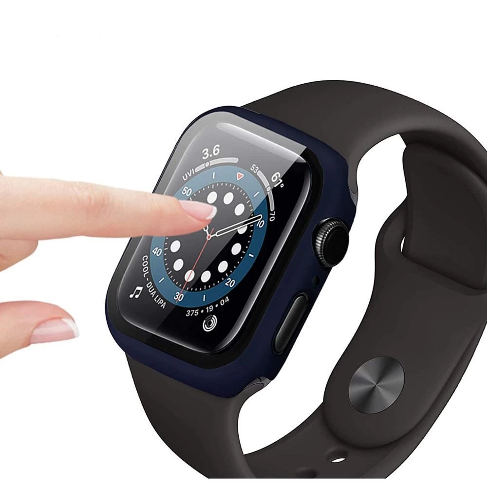 Apple Watch 9 phone case black TECH-PROTECT DEFENCE 360 (45mm)