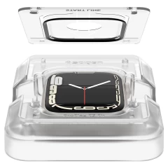 Apple Watch 9 защитное стекло  SPIGEN PROFLEX EZ-FIT (45mm) 2-pack