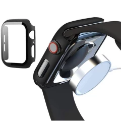 Apple Watch 9 phone case black TECH-PROTECT DEFENCE 360 (45mm)
