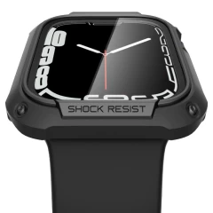 Apple Watch 9 phone case black SPIGEN TOUGH ARMOR (45mm)
