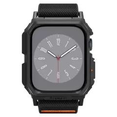 Apple Watch 9 siksniņa melns SPIGEN LITE FIT ”PRO” (44 / 45 MM)