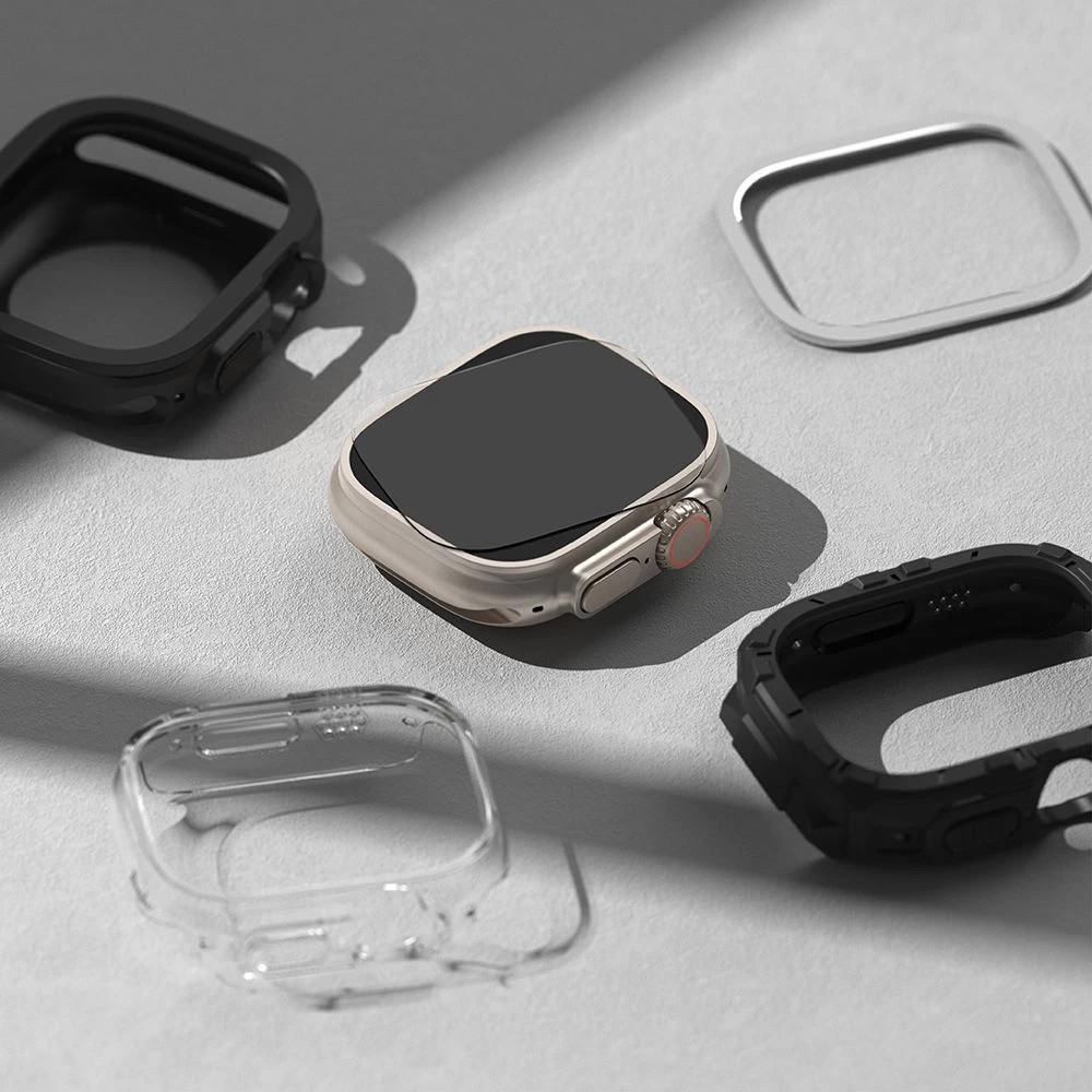Apple Watch Ultra 2 / 3 viedpulksteņa aizsargstikls  RINGKE ID FC (49mm) (4-pack)