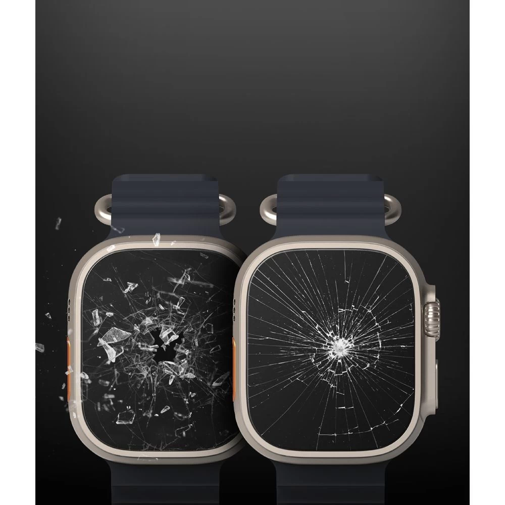 Apple Watch Ultra 2 / 3 viedpulksteņa aizsargstikls  RINGKE ID FC (49mm) (4-pack)
