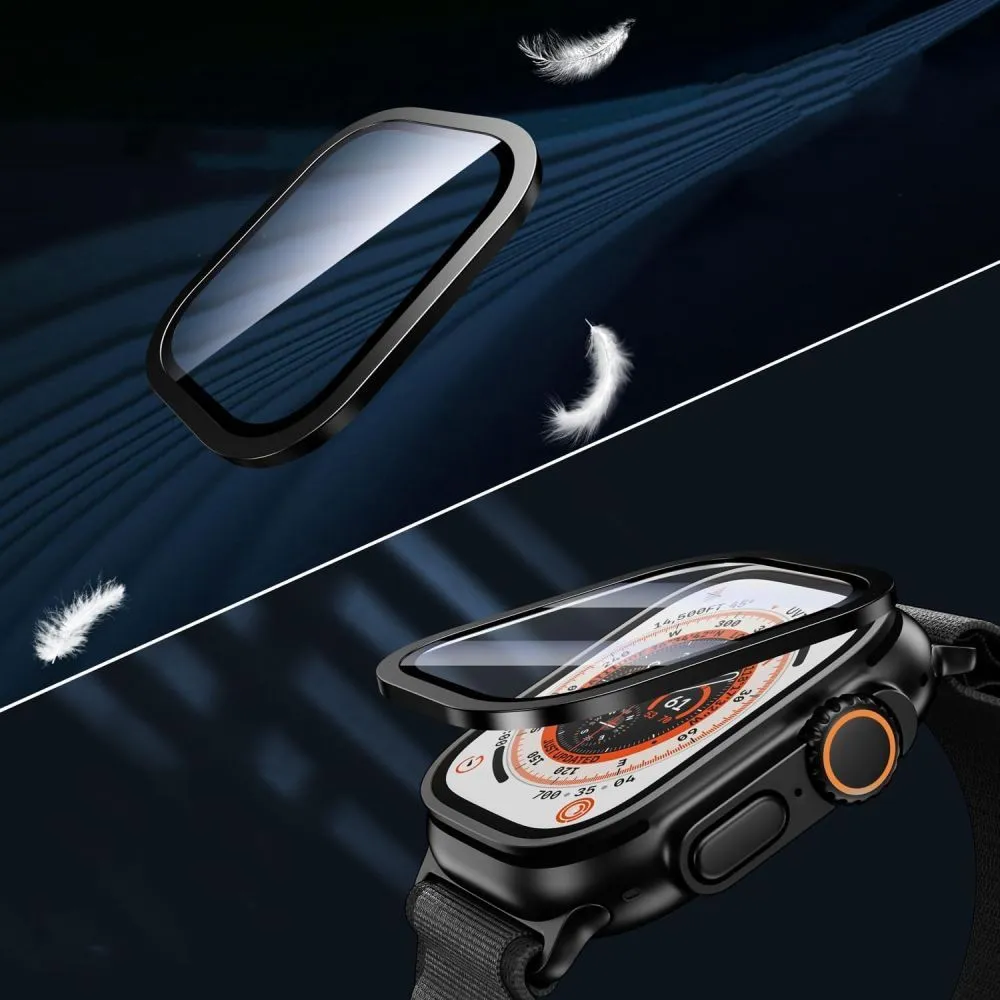 Apple Watch Ultra 2 / 3 aizsargstikls  TECH-PROTECT GLASS RING 2-PACK (49 MM)