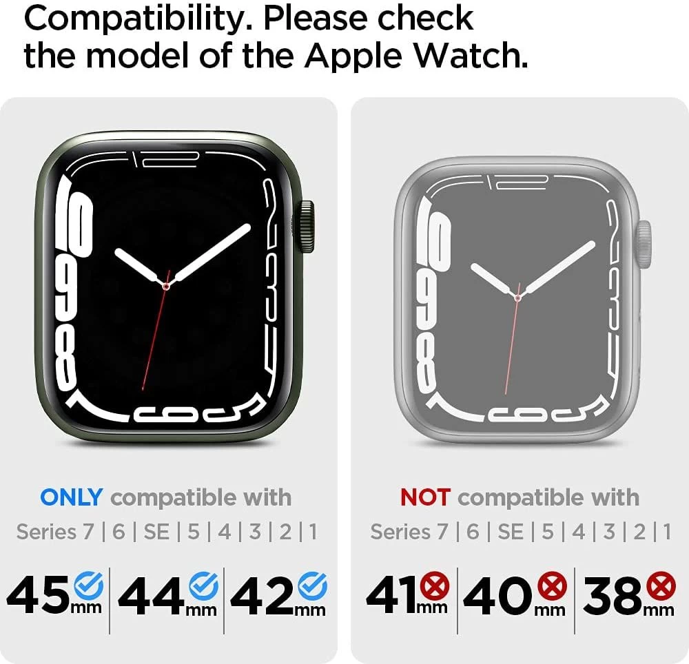 Apple Watch Ultra 2 / 3 Nutikellade rihmad must SPIGEN Modern Fit Band (49mm)