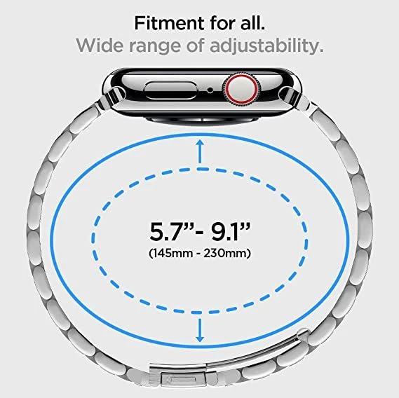 Apple Watch Ultra 2 / 3 Nutikellade rihmad hõbe SPIGEN MODERN FIT BAND (49mm)