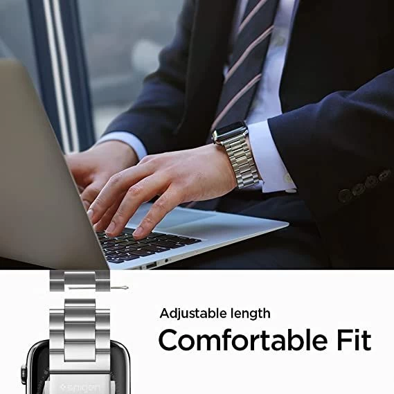 Apple Watch Ultra 2 / 3 Nutikellade rihmad hõbe SPIGEN MODERN FIT BAND (49mm)