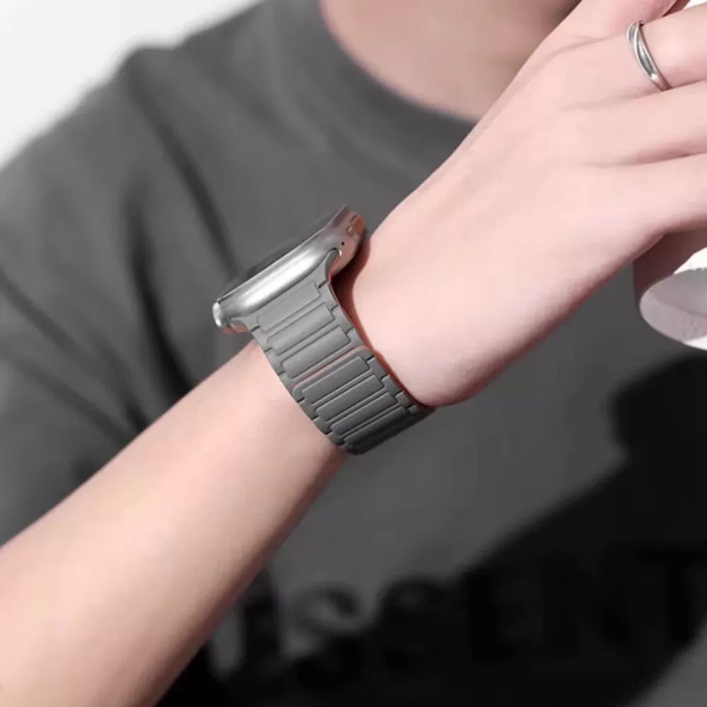 Apple Watch Ultra 2 siksniņa melns TECH-PROTECT ICONBAND MAGNETIC ULTRA ( 49 MM)