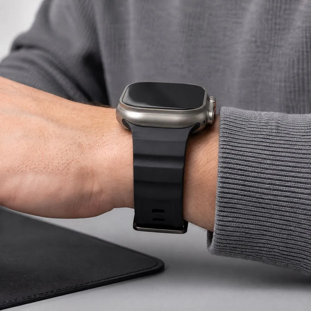 Apple Watch Ultra 2 / 3 Viedpulksteņu siksniņas melns TECH-PROTECT MOTION (49 MM)