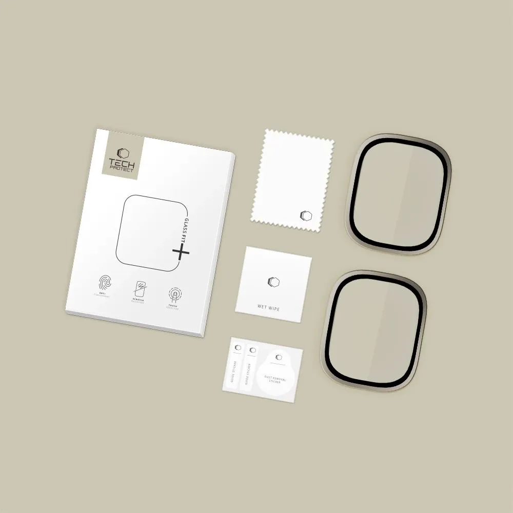 Apple Watch Ultra 2 / 3 Tempered glass TECH-PROTECT GLASS RING 2-PACK (49 MM)