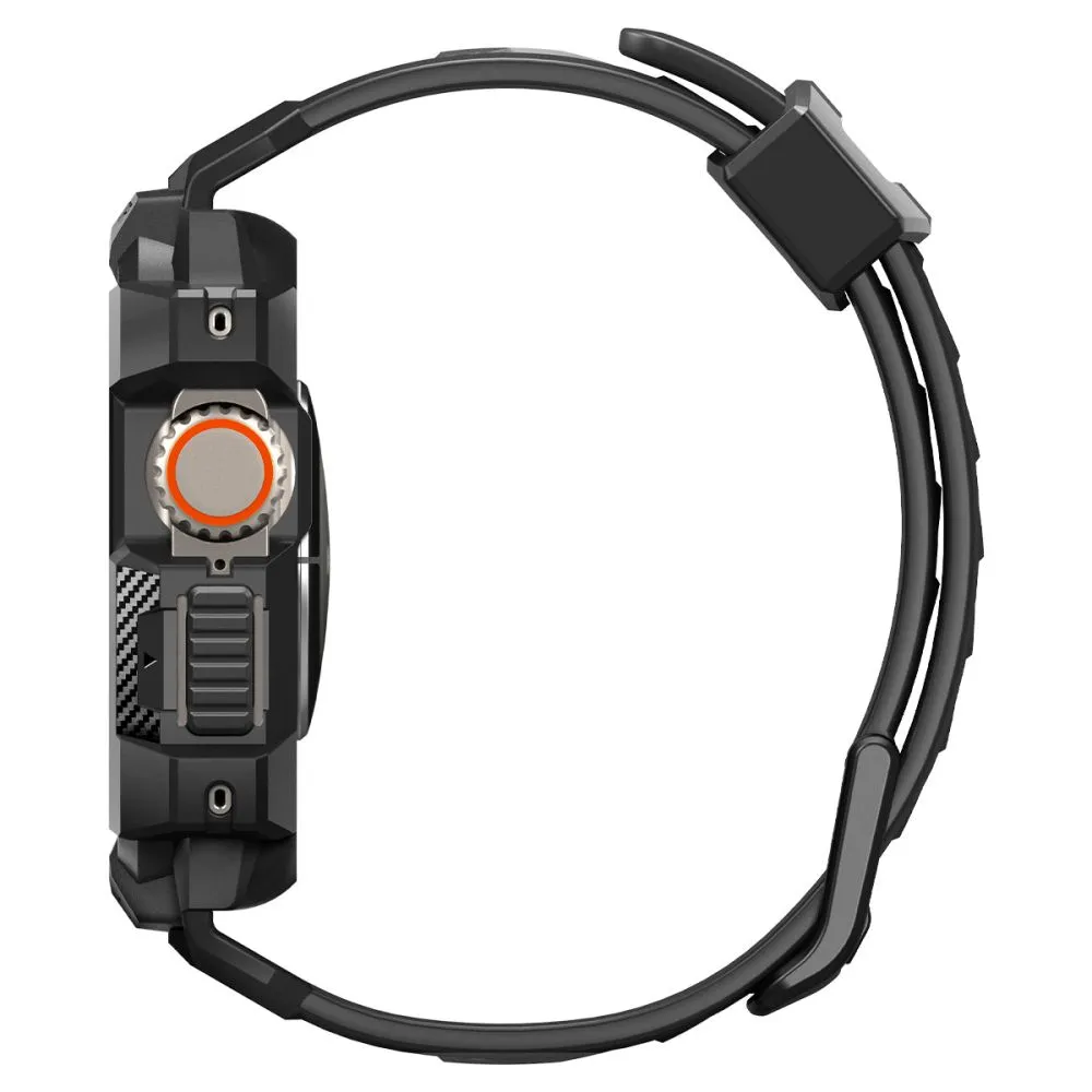 Apple Watch Ultra 2 / 3 rihm must SPIGEN RUGGED ARMOR ”PRO” (49 MM)