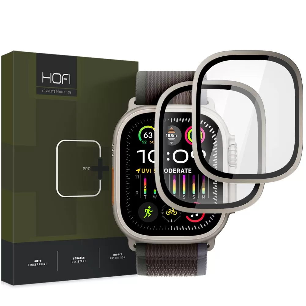 Apple Watch Ultra 2 Tempered glass HOFI GLASS RING 2-PACK (49 MM)