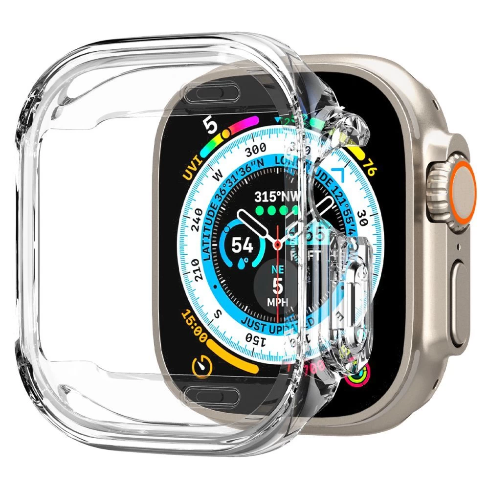 Apple Watch Ultra 2 vāciņš caurspīdīgs SPIGEN ULTRA HYBRID (49mm)
