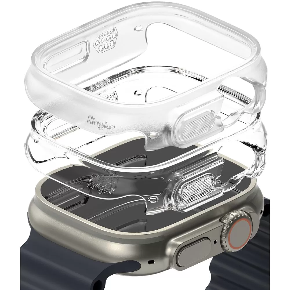 Apple Watch Ultra 2 phone case transparent RINGKE SLIM 2-PACK (49 MM)