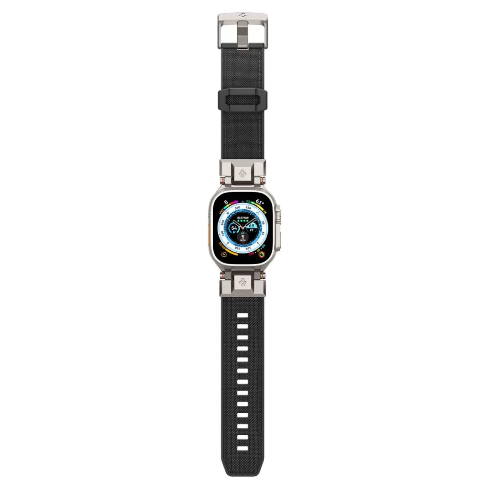 Apple Watch Ultra 2 siksniņa melns SPIGEN DURAPRO ARMOR ULTRA (49 MM)