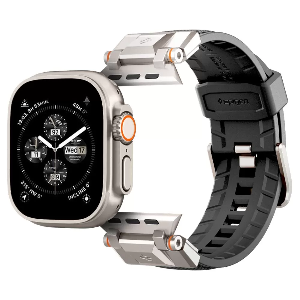 Apple Watch Ultra 2 siksniņa melns SPIGEN DURAPRO ARMOR ULTRA (49 MM)