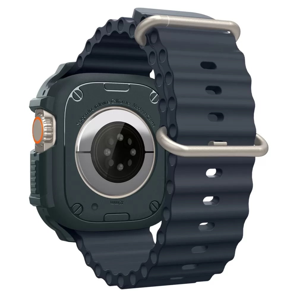 Apple Watch Ultra 2 vāciņš zaļš SPIGEN RUGGED ARMOR (49 MM)