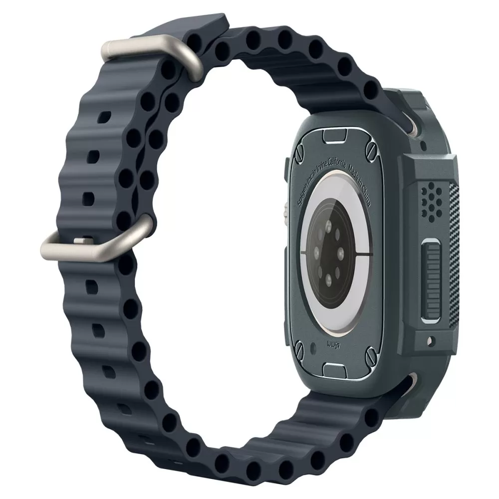 Apple Watch Ultra 2 vāciņš zaļš SPIGEN RUGGED ARMOR (49 MM)
