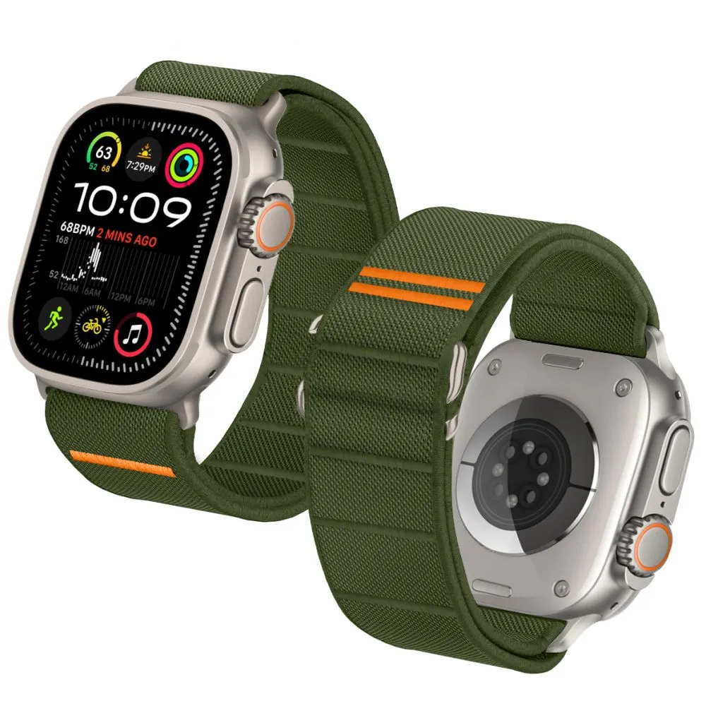 Apple Watch Ultra 2 siksniņa zaļš TECH-PROTECT NYLON SLIP (49 MM)