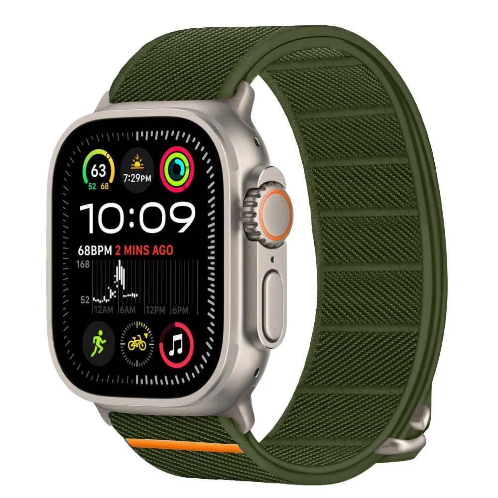 Apple Watch Ultra 2 siksniņa zaļš TECH-PROTECT NYLON SLIP (49 MM)