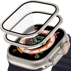 Watch Watch Ultra 2 Tempered glass HOFI GLASS RING 2-PACK Apple Watch Ultra 2 (49 MM)