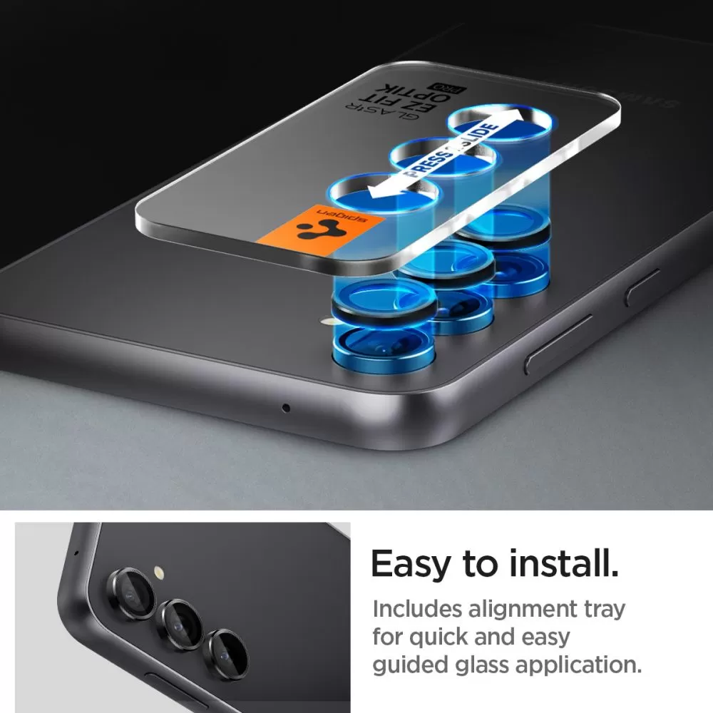 Samsung Galaxy S23 FE skärmskydd  SPIGEN OPTIK.TR ”EZ FIT” CAMERA PROTECTOR 2-PACK