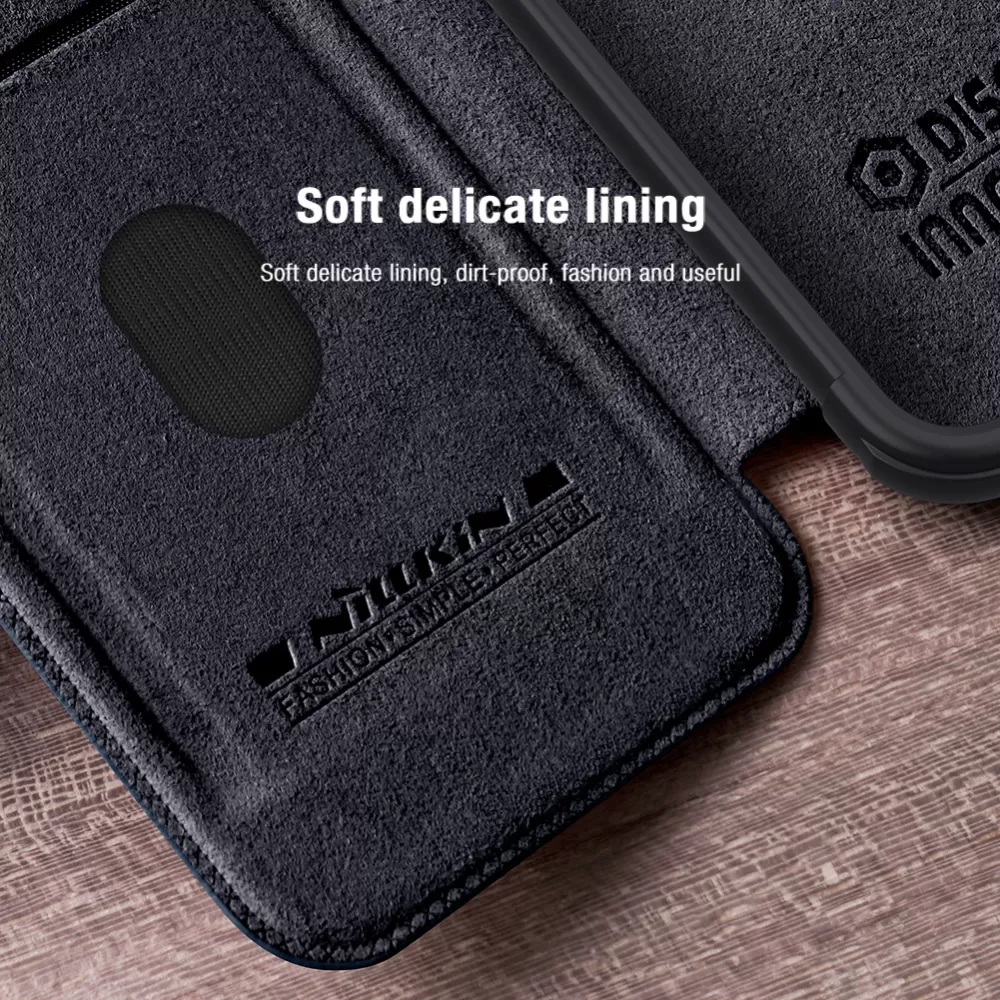 Samsung Galaxy S23 FE чехол коричневый NILLKIN QIN PRO LEATHER